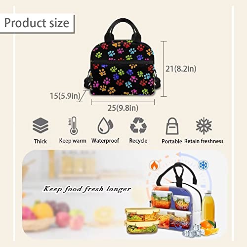 ZFRXIGN Aztec Western Horse Backpack Set for Kids 2Nd/3Rd/4Th/5Th Grade School Bag Girls with Lunch Bag Pencil Case Water Bottle Holder Primary Elementary Bookbag