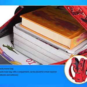 ZDKESGD School Backpack for teen boys girls 3D Comic Schoolbag Anime Cartoon Waterproof Bookbag