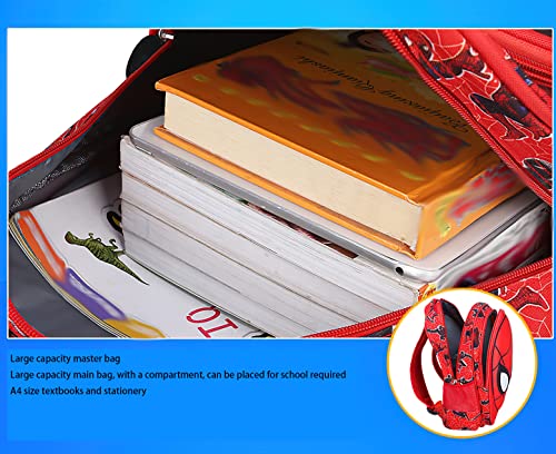 ZDKESGD School Backpack for teen boys girls 3D Comic Schoolbag Anime Cartoon Waterproof Bookbag