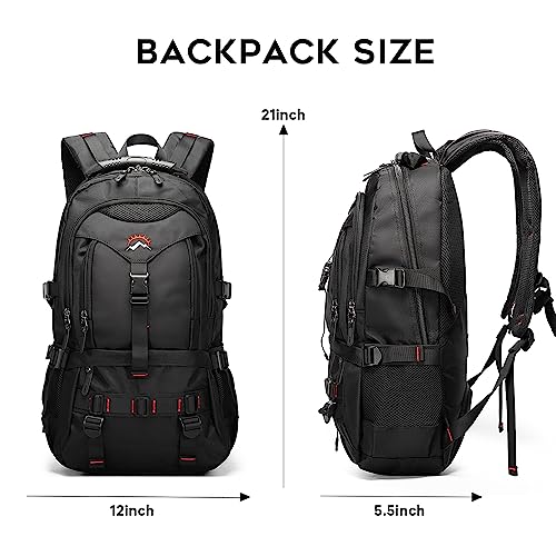 KAKA Travel Backpack Fight Approved with 17.3 inch Laptop Lackpack Compartment Outdoor Duffle Bag for men and women