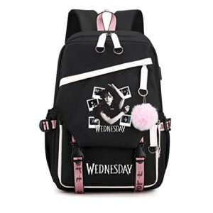 ruilihiao stylish usb port laptop backpack casual computer school bag teens kids elementary boys and girls travel daypacks
