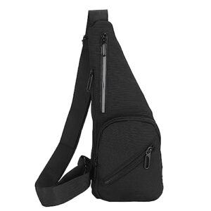 caisang mini sling bag men crossbody personal pocket bag small shoulder backpack casual chest bag for travel