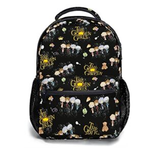 the gold girls laptop backpack inspired tv show merchandise backpacks all over print travel bookbag friendship gifts for best friends women funny fans lovers-17"