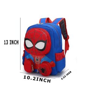 Joiuzacn 3d Cartoon Backpack For Boys 13 Inch Lightweight Waterproof Kids Backpacks Apply To Over 5 Years Old