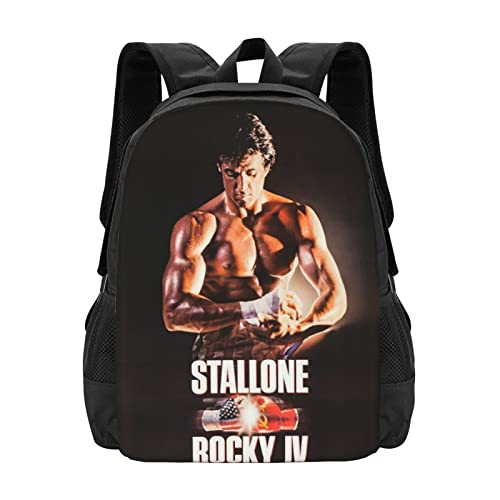 POZOLD Rocky Iii Laptop Backpack Large Capacity Backpack Outdoor Travel Wear Resistant Lightweight Unisex Casual Fashion Bookbag