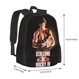 POZOLD Rocky Iii Laptop Backpack Large Capacity Backpack Outdoor Travel Wear Resistant Lightweight Unisex Casual Fashion Bookbag