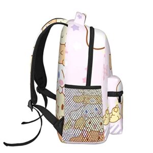 DIEZ Cartoon Kawaii Cinnamoroll Backpack Large Capacity Portable Anime Cute Lightweight Outdoor Travel Backpack