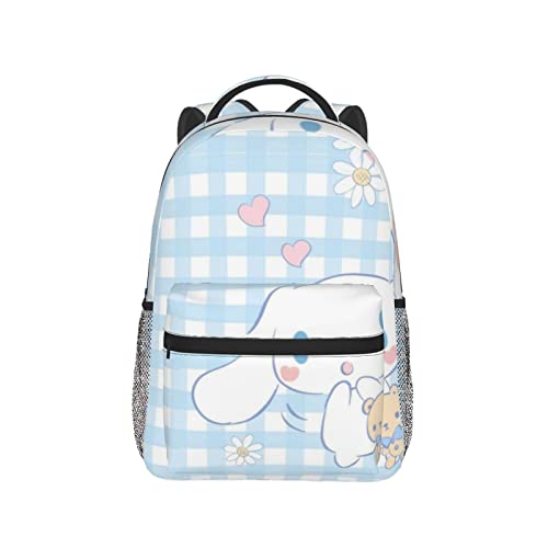 DIEZ Cinnamoroll Backpack Withe Side Pokect Large Suitable For Men Women ​hiking Camping Picnic Kawaii Gifts