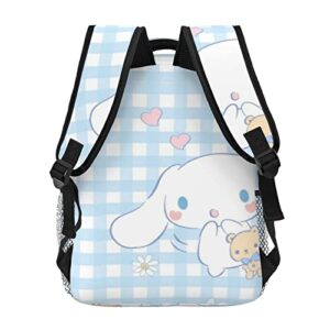 DIEZ Cinnamoroll Backpack Withe Side Pokect Large Suitable For Men Women ​hiking Camping Picnic Kawaii Gifts