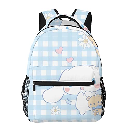 DIEZ Cinnamoroll Backpack Withe Side Pokect Large Suitable For Men Women ​hiking Camping Picnic Kawaii Gifts