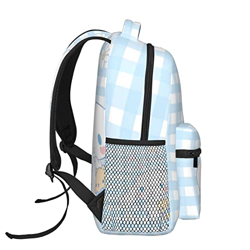 DIEZ Cinnamoroll Backpack Withe Side Pokect Large Suitable For Men Women ​hiking Camping Picnic Kawaii Gifts