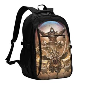 jrktuwdg de-stiny 2 men women backpack shoulder bag with usb charging port bookbag laptop backpacks