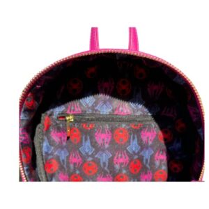 Loungefly Marvel Spider-Verse Pink AOP Exclusive Mini Backpack