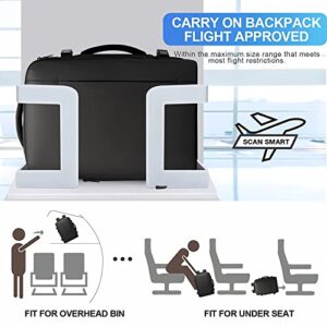 BANGE Travel Backpack, Carry On Backpack Durable Convertible Duffle Bag Fit for 17.3 Inch Laptop for Men and Women… (Black(35L Vertical Pocket))