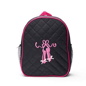 GLOBAL FBA INC Dance Bag For Girls 3-9 Years Old, Backpack Ballet with Padded Straps, Ballet Items, Ballerina Gifts For Little Girls