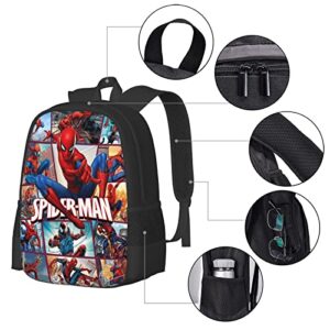 Backpack Lightweight 17-Inch Laptop Backpack with Insulated Lunch Box and Pencil Case Pouch 3 Piece Set for Travel Work