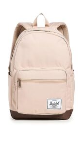 herschel supply co. women's pop quiz backpack, light taupe/chicory coffee, pink, one size