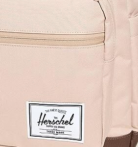 Herschel Supply Co. Women's Pop Quiz Backpack, Light Taupe/Chicory Coffee, Pink, One Size