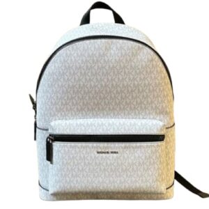 Michael Kors Cooper Large Backpack (Bright White Black)