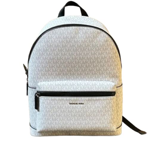 Michael Kors Cooper Large Backpack (Bright White Black)