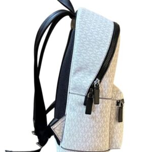 Michael Kors Cooper Large Backpack (Bright White Black)