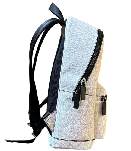 Michael Kors Cooper Large Backpack (Bright White Black)