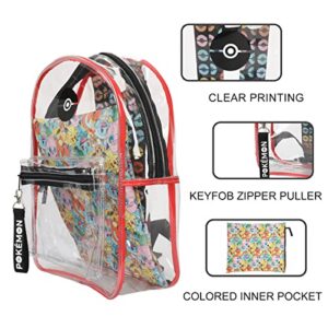 Bioworld Pokemon Multi Character AOP Adult 17" Backpack With Removable Laptop Pouch