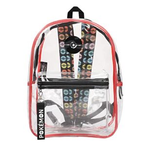 Bioworld Pokemon Multi Character AOP Adult 17" Backpack With Removable Laptop Pouch