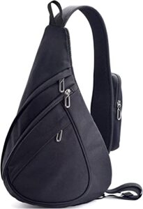suglau sling bag waterproof crossbody backpack hiking daypack shoulder backpack traval outdoor chest bags for men women