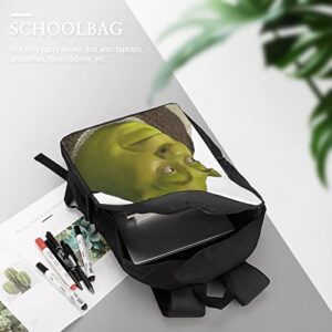 Funny School Backpack Lightweight Bookbags Students Schoolbag Travel Daypack Laptop Bag For Women Men Kids