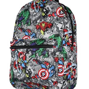 Marvel Avengers Thor Iron Man Captain America Hulk Laptop School Backpack