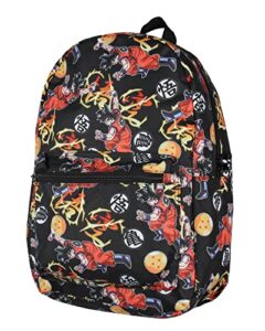 bioworld dragon ball z backpack goku fighting stance backpack laptop school travel backpack