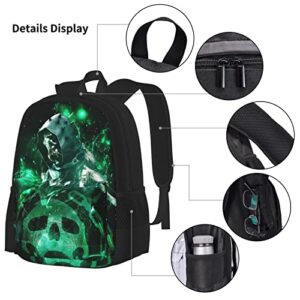 Jrktuwdg De-stiny 2 Backpack Large Capacity Backpack Three-Piece Set