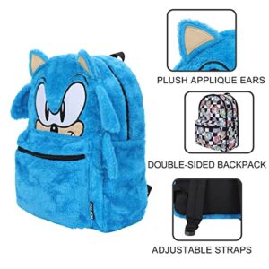 Bioworld Sonic the Hedgehog Reversible Character 16.5" Backpack