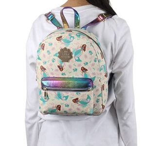 Bioworld Live Action Little Mermaid Ariel AOP Mini Backpack