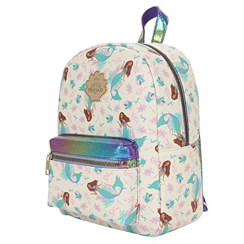 Bioworld Live Action Little Mermaid Ariel AOP Mini Backpack