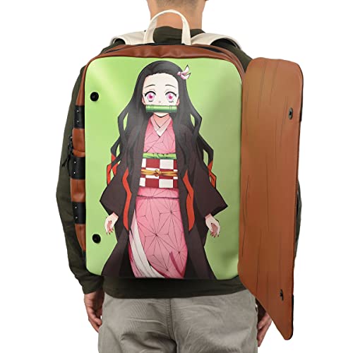 Demon Slayer Nezuko Box 19" Backpack with Exterior Laptop Pocket