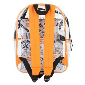 Bioworld Naruto Shippuden 17" Clear Plastic Backpack with Removable Laptop Pocket