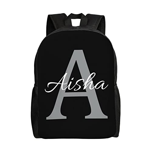 Custom Backpack Personalized Daypack for Kids Boys Girls Youth Men Women Adult Design Your Own Backpack with Text Name Customized Laptop Shoulder Bags Lightweight School Bookbag 16In Birthday Gift