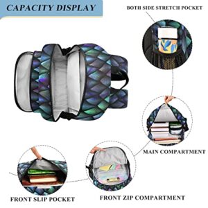 Sletend Dragon Scale Backpack for Girls-Boys Middle-School Elementary Bookbags Toddler School Bags Child Lightweight Preschool Large Bookbags