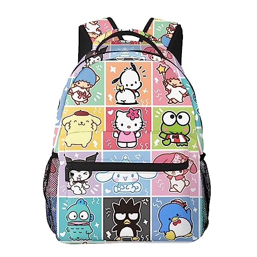 Cute Backpack, Cartoon Lightweight Backpacks Large Capacity Portable Outdoor Travel Backpack Laptop Bag