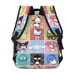 Cute Backpack, Cartoon Lightweight Backpacks Large Capacity Portable Outdoor Travel Backpack Laptop Bag