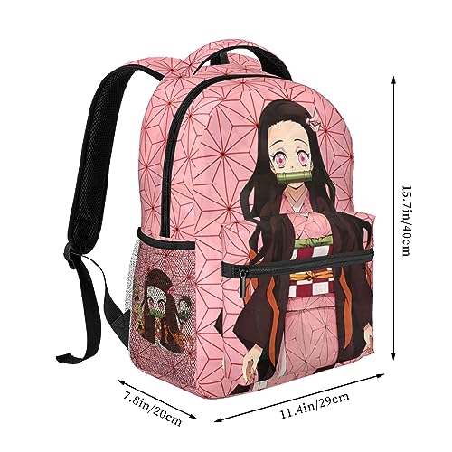 caiptay Cartoon Backpack 3D Printing Casual Lightweight Multifunction Durable Casual Backpacks