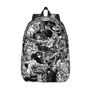 duobey anime berserk backpack laptop daypack travel business bag casual rucksack fashion backpacks medium