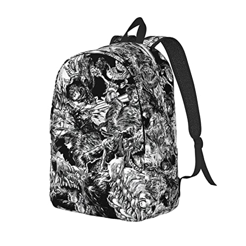 DUOBEY Anime Berserk Backpack Laptop Daypack Travel Business Bag Casual Rucksack Fashion Backpacks Medium