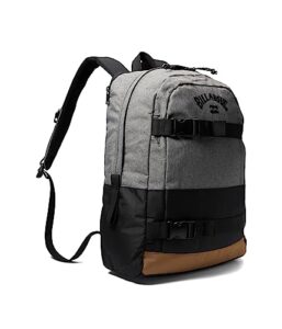 billabong command stash backpack grey heather one size