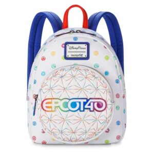 loungefly epcot 40th anniversary mini backpack