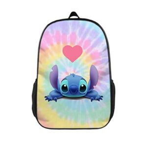 reruningo large capacity lightweight simple personality design premium material durable 17" backpack boys girls shoulder bags