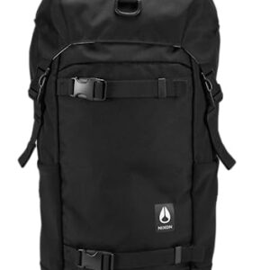 NIXON Landlock Backpack IV - 25L Capacity Top Load Pack - Black