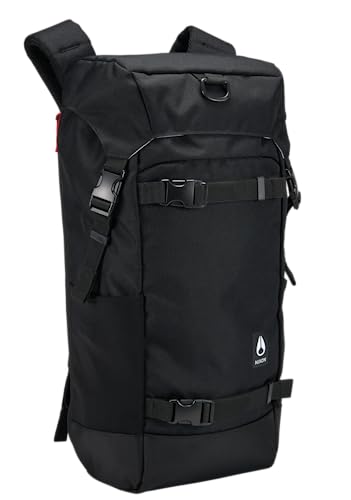 NIXON Landlock Backpack IV - 25L Capacity Top Load Pack - Black